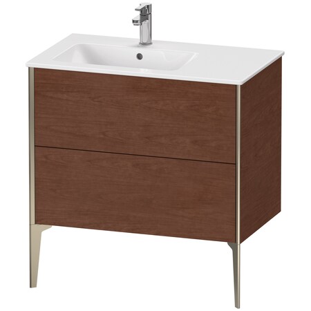 Xviu Floor Standing Vanity Unit American Walnut